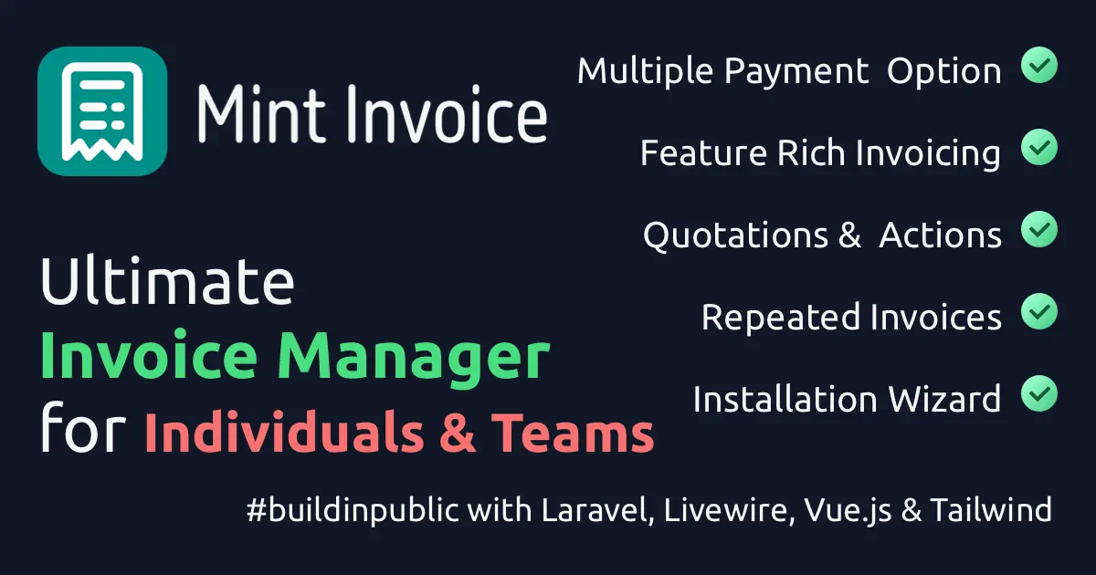 Mint Invoice